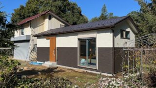 納屋の増築・改修工事｜手刻みの木工事で休憩スペースへ｜市川市大野町