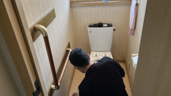 トイレ（排水芯：120mm）交換工事｜柏市大津ケ丘